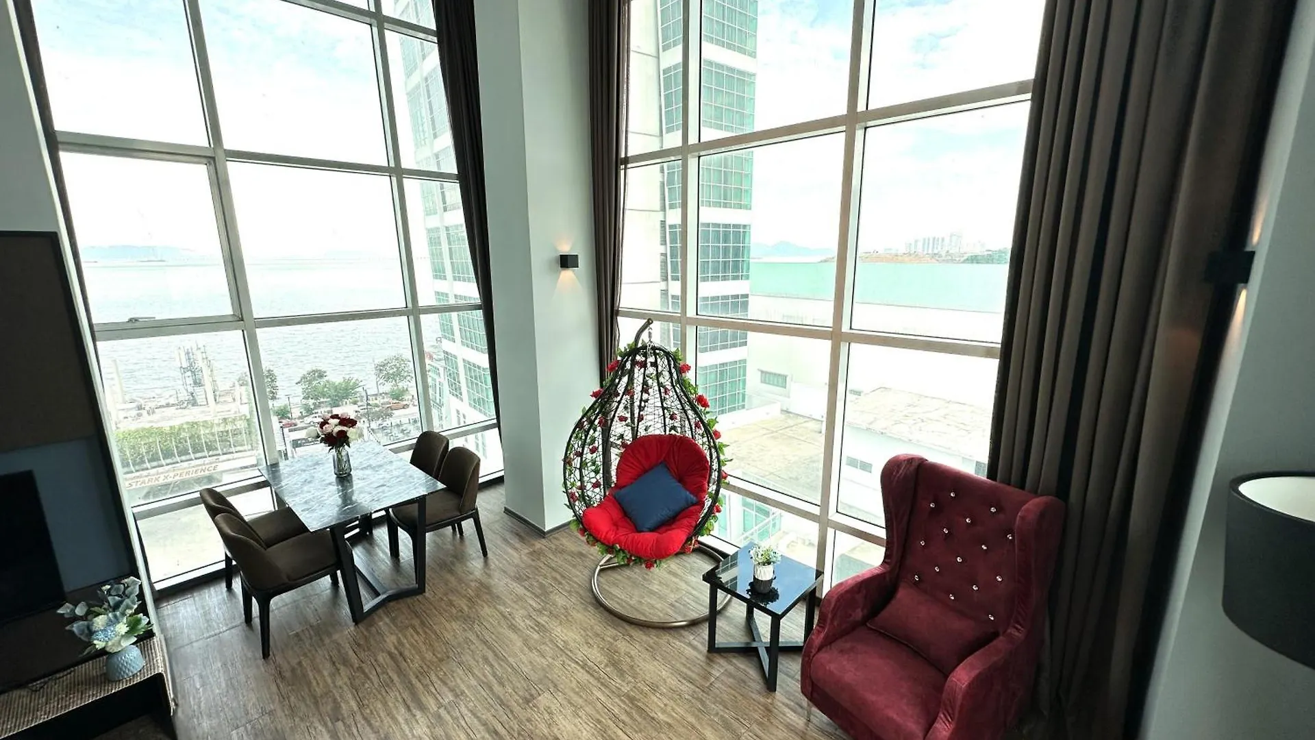 公寓 Amazing Seaview Duplex George Town Maritime Suites 07